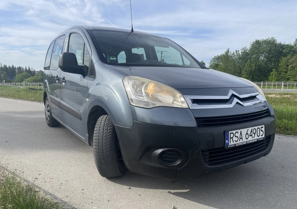 Citroen Berlingo cena 18999 przebieg: 250000, rok produkcji 2008 z Zagórz małe 79